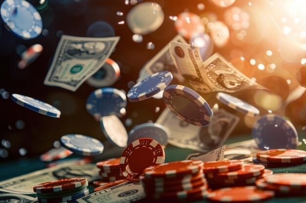 Winning entry notification and payout credit confirmation